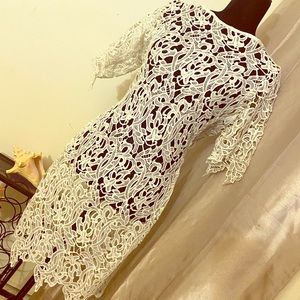 😉white cover up dress